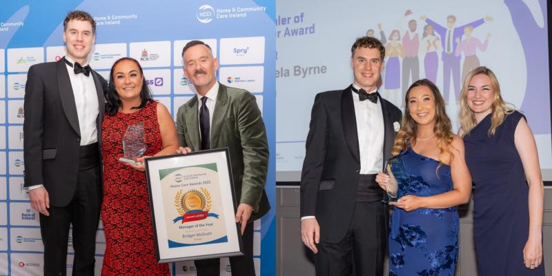 Leitrim home care heroes recognised with two prestigious national awards