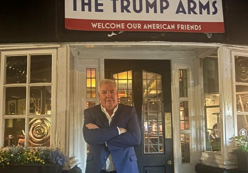 Leitrim man renames his London pub to honour Trump's state visit