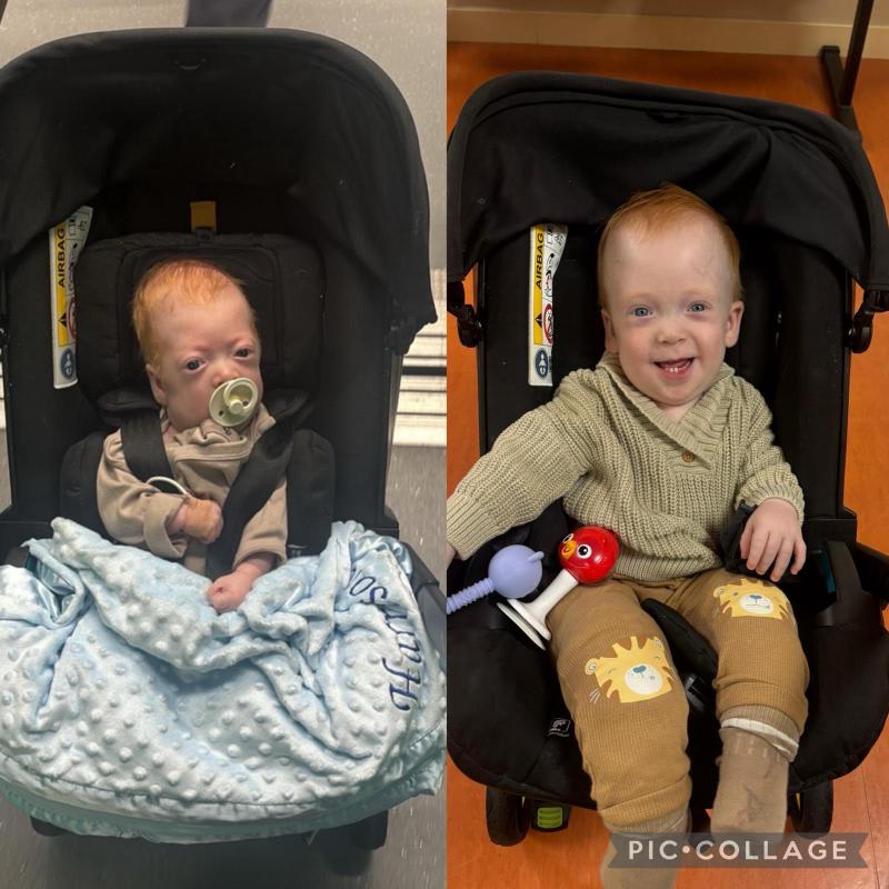 'He spent his first Christmas in an incubator. Yet, he continues to amaze us all.'