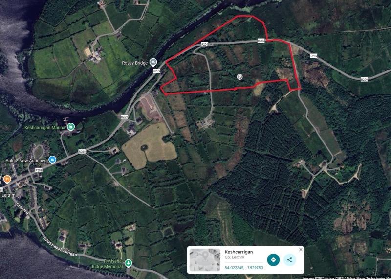 Huge 47-acre site with development potential goes up for sale in Leitrim