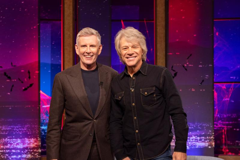 US rock legend set to appear on this week's Late Late Show as guests revealed