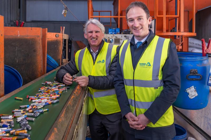 Free battery recycling scheme launched for Leitrim this new year