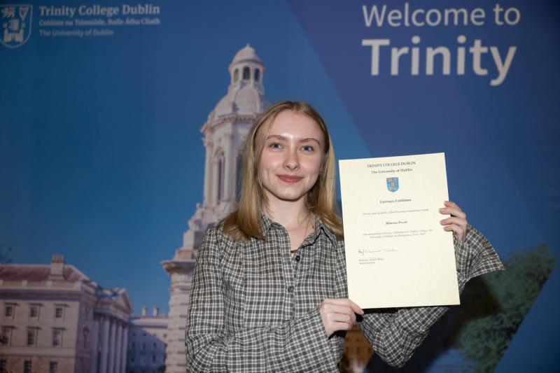  Leitrim students receive entrance awards from Trinity College Dublin&nbsp;