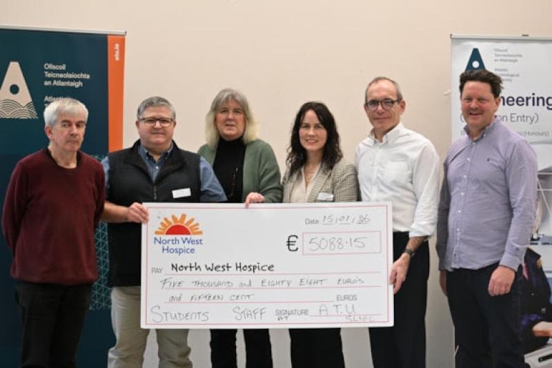 ATU Recycling Drive raises over &euro;15,000 for North West Hospice