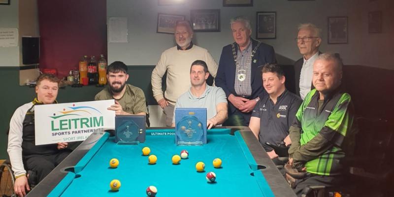 Top Wheelchair Pool players gather in Leitrim for first Champion Cup tournament 