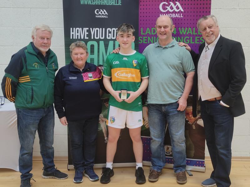 Annaduff's Maxim Gilamrtin crowned All-Ireland Handball U15 Singles champion  