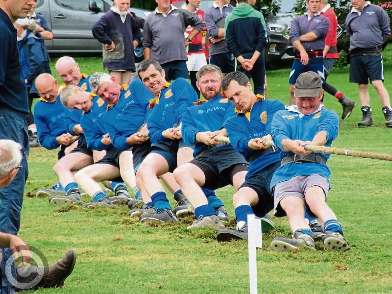 Rossinver and Gortletteragh pullers for Tug of War European Team Finals