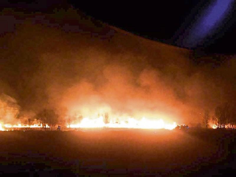 Fire fighters tackle gorse fire in Limerick