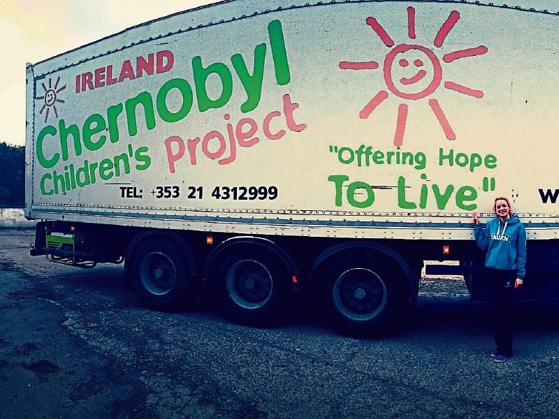 Truck filled with supplies arrives in Chernobyl on 30th anniversary of nuclear disaster