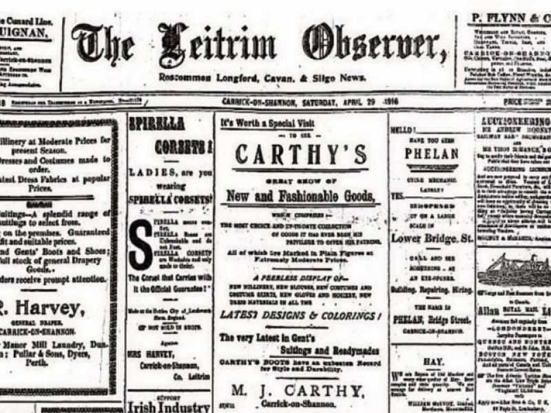 Looking back at the Leitrim Observer