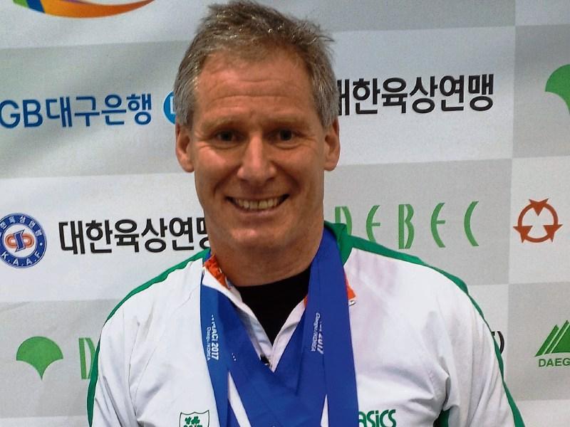 Michael claims gold, silver and bronze in Daegu