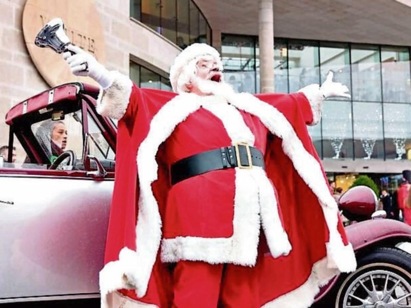 Santa is taking to the skies - in a helicopter!