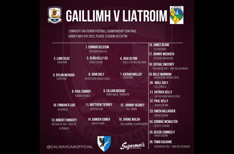 BREAKING: Padraic Joyce makes one change as Galway name team for Leitrim Semi-Final