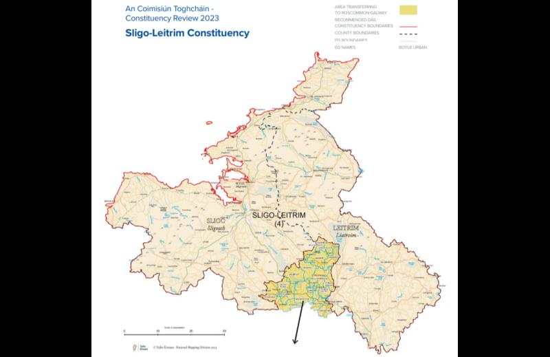 Changes to Sligo-Leitrim constituency as North Roscommon portion transfers back