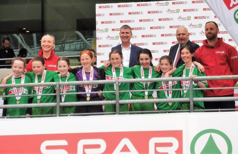 St Clare’s Manorhamilton star in SPAR FAI Primary Schools 5s National Finals in the Aviva Stadium