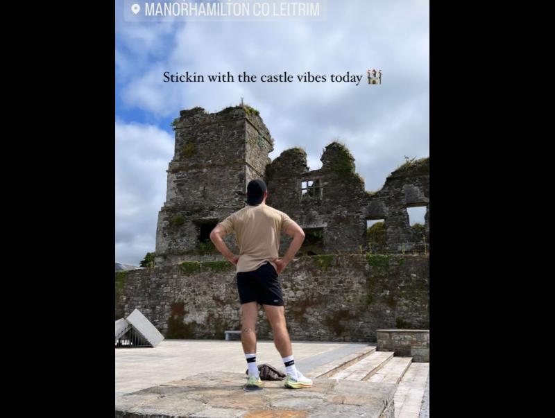 Love Island celebrity holidaying in Leitrim