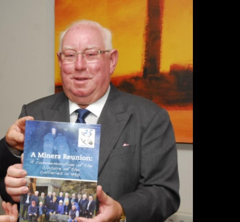 Pat Gallagher, Chairman, The Gallagher Group, Maidstone, Kent is pictured launching 'A Miners Reunion - A commemoration of the closure of the collieries in 1990' in the Leitrim/Roscommon area. He is p