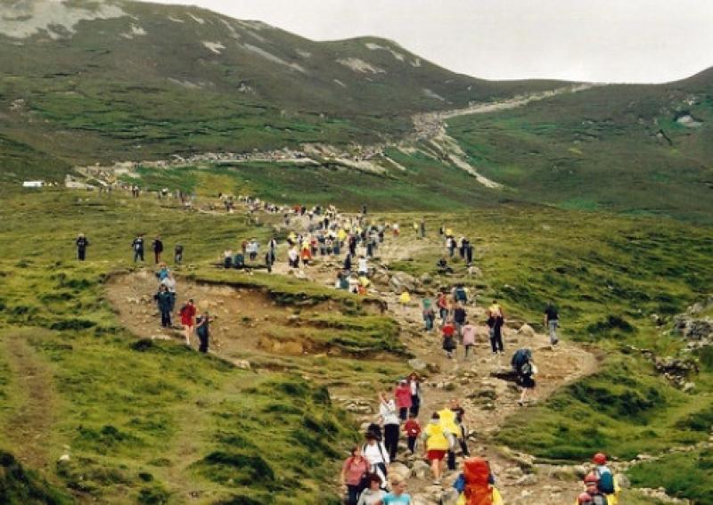 The Reek Sunday pilgrimage to Croagh Patrick may well have been postponed last weekend. However, Longford man Willie Healy was among those who completed the climb.