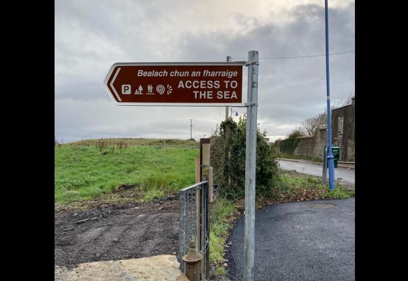 Leitrim's public access to the sea is now open!  