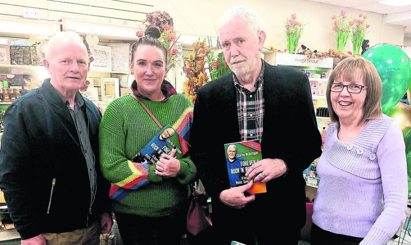 Charlie McGettigan signs copies of his book in Mulvey's, Carrick-on-Shannon