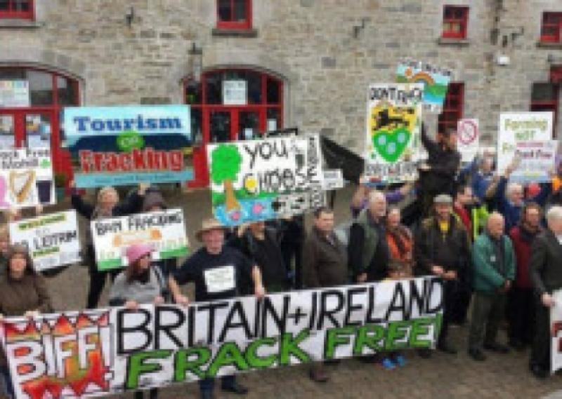 Global Frackdown event in Carrick-on-Shannon last weekend.