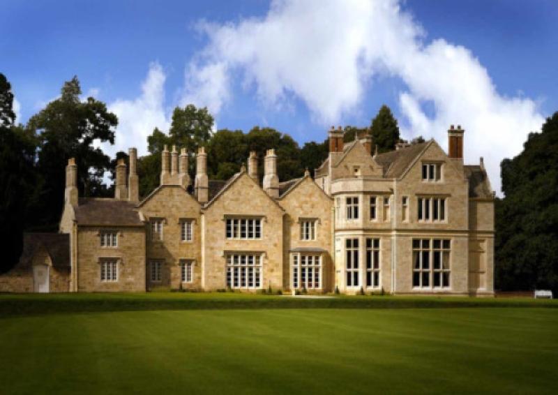 The historic Lough Rynn Castle Hotel.