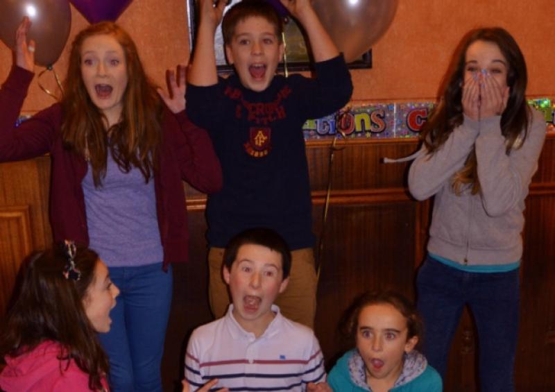 Sean N�s Dancers reaction when tutor Edwina Guckian told them they will be performing on this year's Late Late Toy Show.