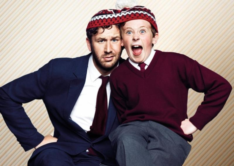 Chris O'Dowd and fellow Moone Boy star, David Rawle.