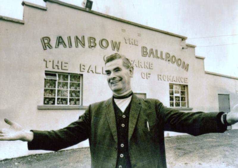 The late John mcGivern outside the Ballroom of Romance in the 1950s.