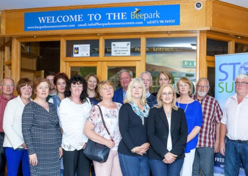 Front row l-r Carmel Fallon, Deirdre O'Hagen, Jacqueline Keenaghan, Ursula Conboy, Joanne Lawrie, Marie Brennan, Margaret McGoldrick.Back row l-r Gordon Rowantree, Conor O'Hagen, Care Crinnifer, Mitchell Fox, Barry McLoughlin, John Keenaghan, Keveara Hannon, Dermot Lahiff, Sean Fallon.  Photo: Patrick Mullan