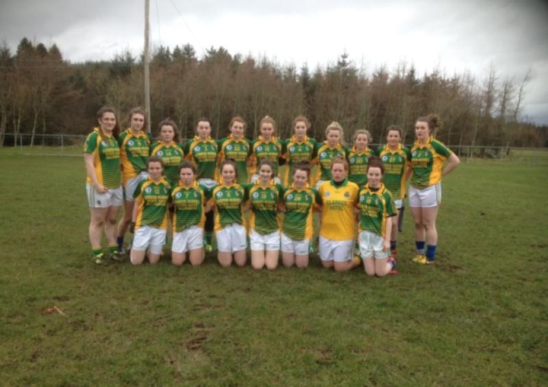The Leitrim Ladies team who defeated Sligo in the opening game of the Connacht Minor Championship.
