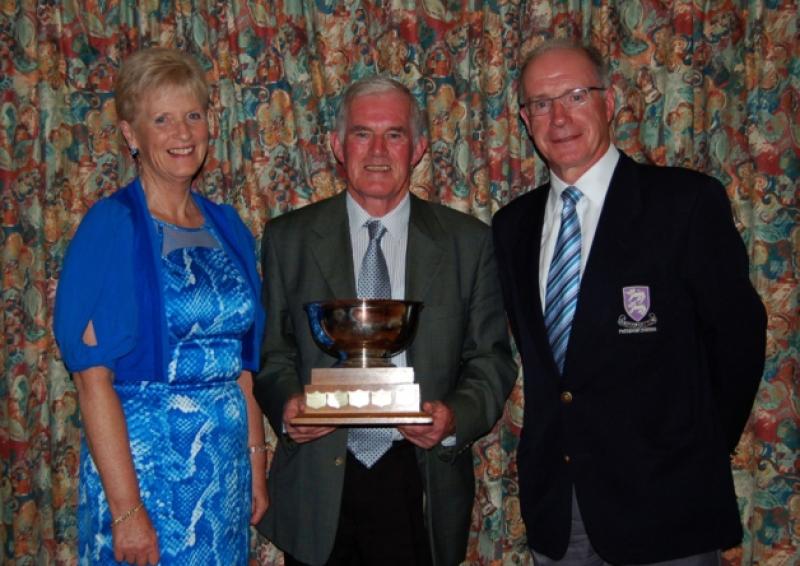 Blacklion Golf Club President's Day winner Noel Healy pictured with Kathleen and Paddy Maguire (President).