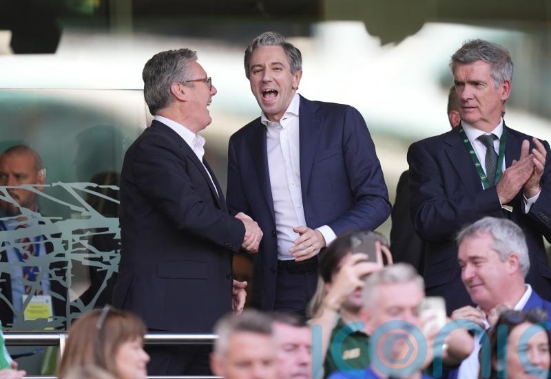Starmer and Harris attend England-Ireland football match amid reset of relations