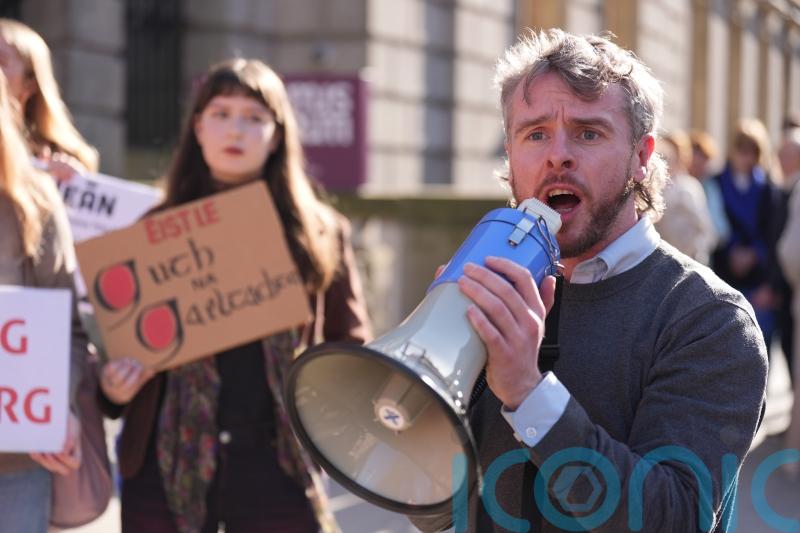 Protesters demand action on housing in Gaeltacht areas