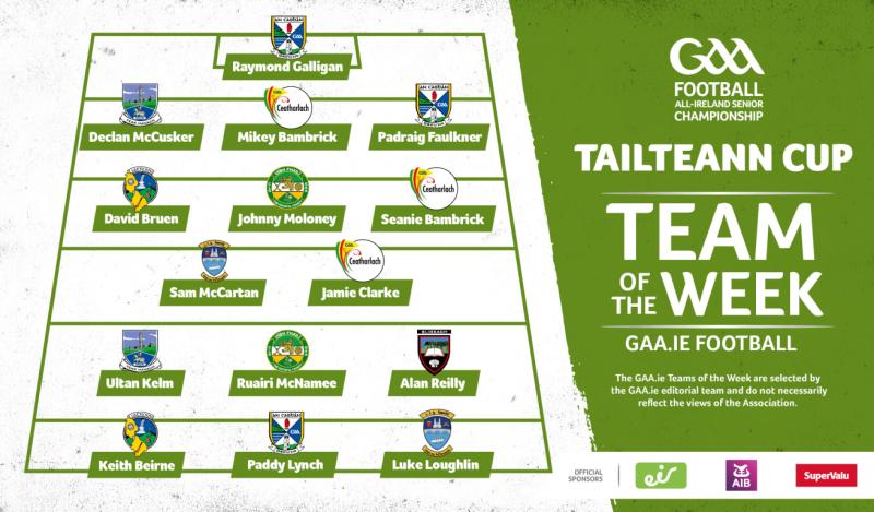 Bruen and Beirne named on first GAA.ie Tailteann Cup Team of the Week
