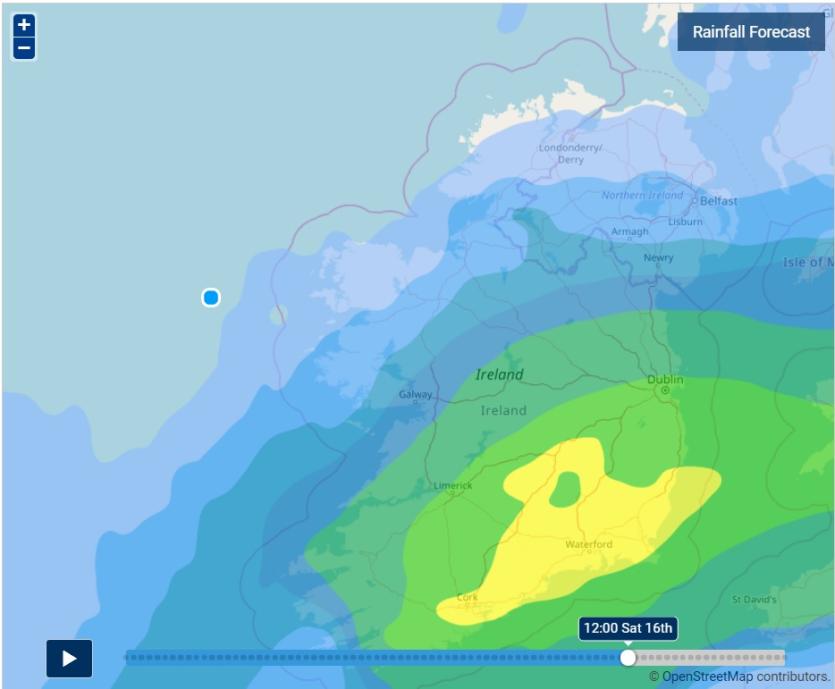 St patrick's day weather snow