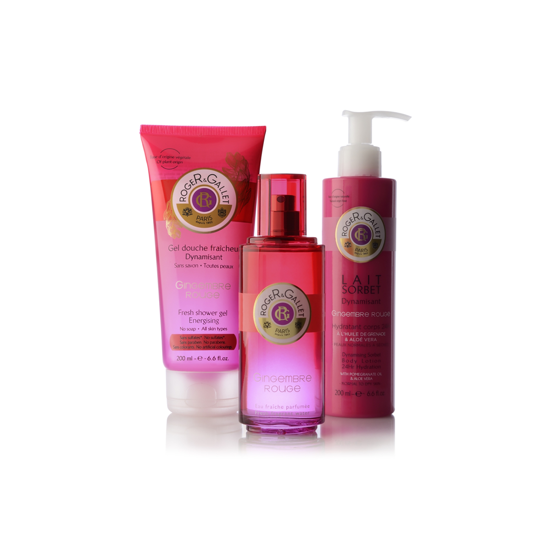 You need to smell these! Roger & Gallet Gingembre Intense Eau De Parfum, body lotion and stimulating shower gel RRP €51.