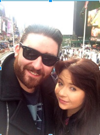 Vinny May and Carina Elliott