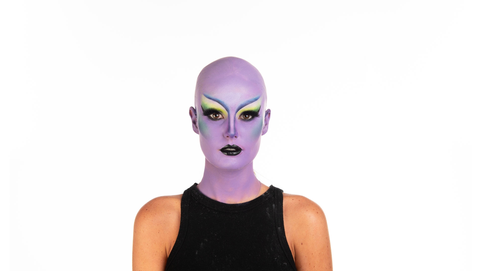Megan's finished drag look