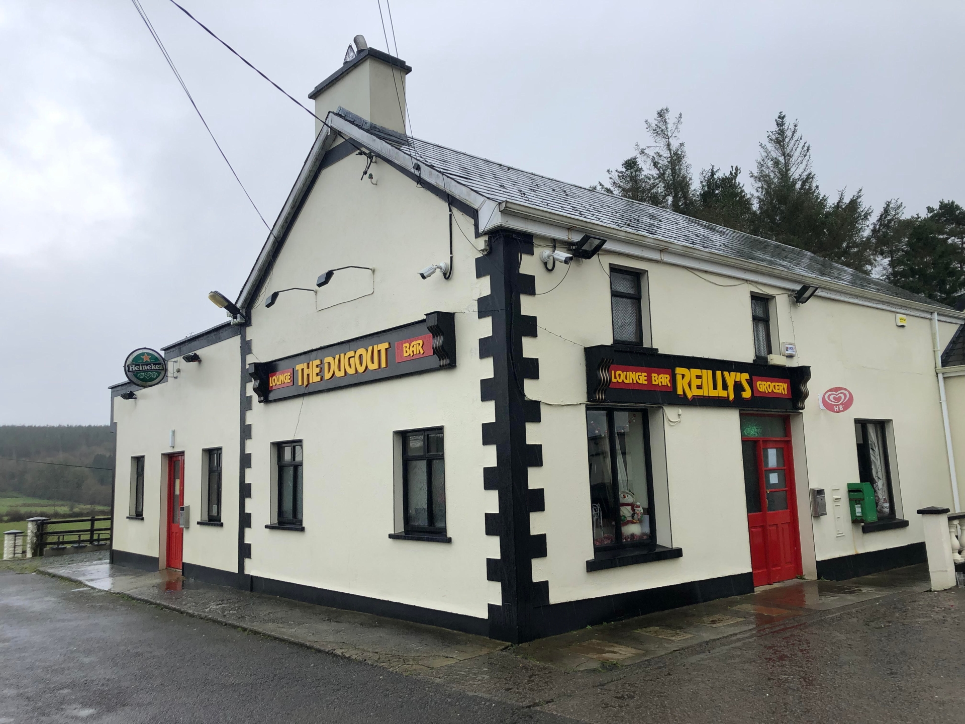 The Dugout Pub in Aughavas Co Leitrim. 